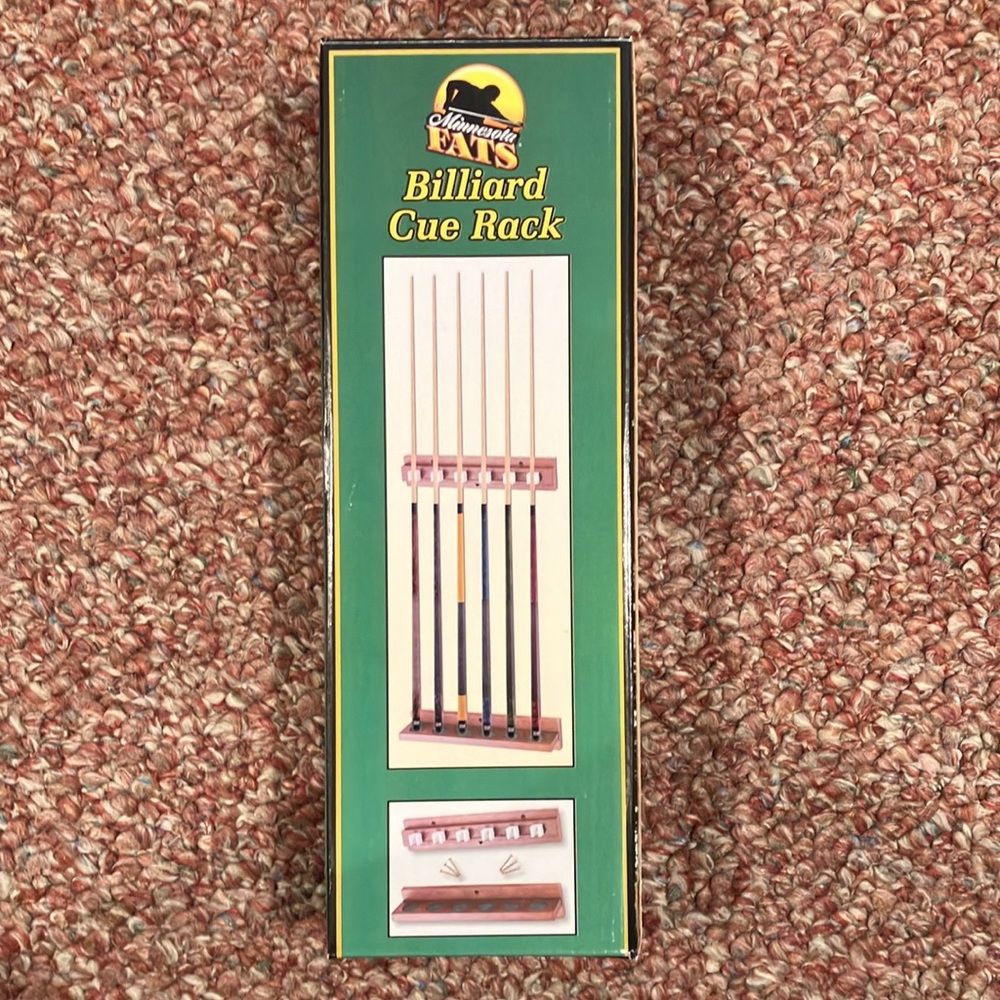Minnesota Fats Billiard Pool Cue Rack NEW